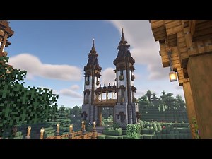 Fantasy Gate House - Minecraft Build Process