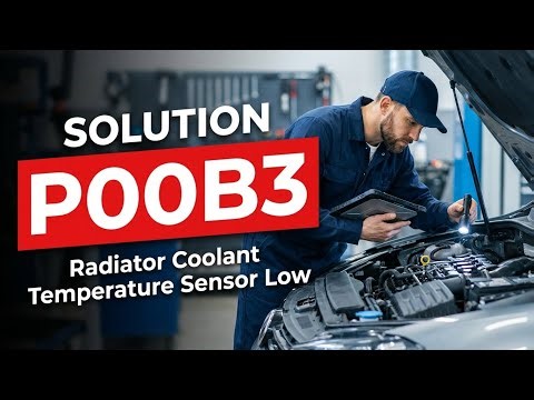HOW TO FIX P00B3 OBD II ERROR CODE - Radiator Coolant Temperature Sensor Low