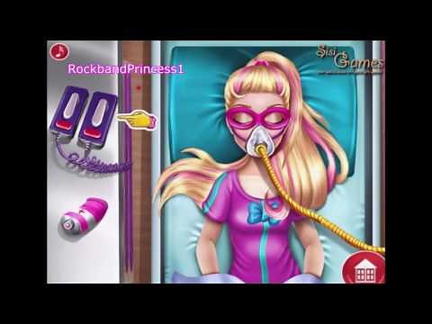 Pregnant Barbie give birth her new baby by surgery doctor game