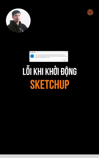 46K views · 440 reactions | Lỗi khi khởi động Sketchup mà mình thấy nhiều anh em gặp phải. Fix nhanh lắm ạ! One or more of your preferred File Location Paths are invalid. Please correct this by going t SketchUp's Preferences > Files and specify a valid path for any items shown in red. #enscape #arcpoly #arcpolytools #sketchup #enscapemaster | Quách Minh Tiến | Facebook