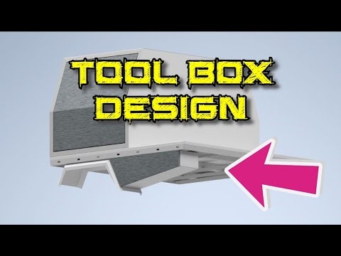 Autodesk Inventor 2023 Custom Tray Tutorial - Under Tray Tool Box