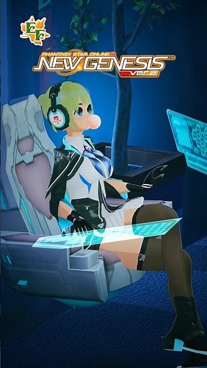 [PSO2: NGS] Working the night shift! ⌨️💤🌙 #pso2 #pso2na #pso2ngs