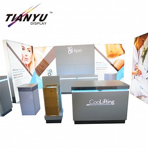 Portable Modular Exhibition Booth for Effortless Setup and Transport