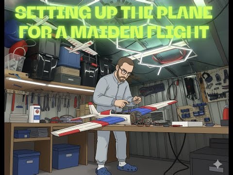 Setting up for a maiden flight - FMS ASW-17 Glider