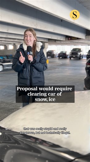 Two crashes this week involving ice flying from cars are drawing attention to a bill that would require motorists to clear their vehicles before driving. House Bill 474 would require drivers to completely remove ice and snow from the hood, trunk, windshield, windows, roof and any trailers before moving a vehicle. The goal is to prevent frozen chunks from falling off vehicles in motion and potentially causing property damage or injury. “This is really to fill a void,” said Del. Edith Patterson, a