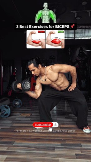📌The simplest biceps workout…with the biggest results.👀💀 #bicepsworkout #armworkout #homeworkout