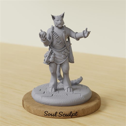 Catfolk Merchant | Feline Trader NPC | 28mm 32mm 38mm | Tabletop RPG | Dnd | Pathfinder | NPC Miniature - Etsy Canada