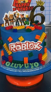 12K views · 296 reactions | I used real toys on this Roblox cake. Tried out the @barco "Just Blue" OMG!!  #fblifestyle #fblifestyle | Cake Moments - Confectionery | Facebook