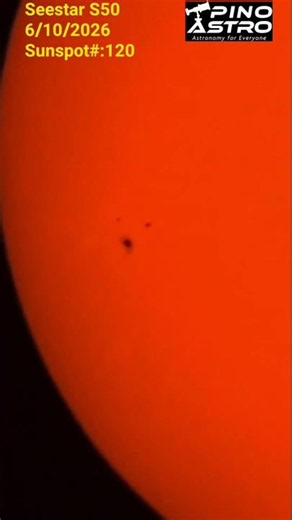 Sun, June 10, 2026- Telescope: Seestar S50 #PinoAstro