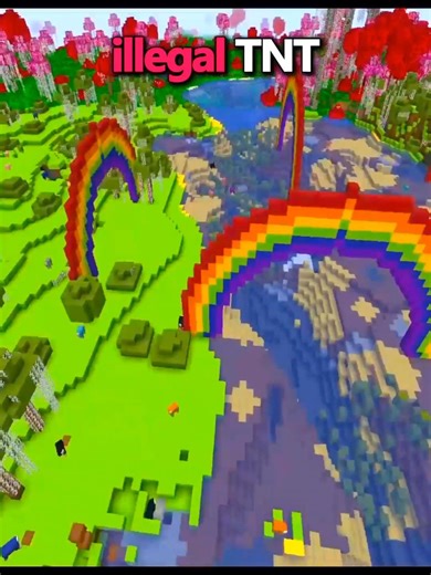 Illegal TNT in Minecraft #minecraft #ijiho