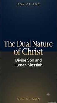 The Duel Nature Of Christ