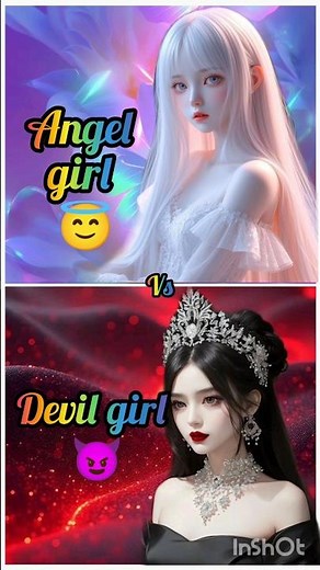 Angel😇 vs devil😈#dress👗#heels👠#nails💅🏻#lips👄#makeup💄#short video #shorts#short#new#viral#trending