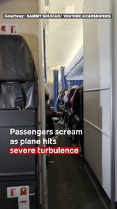 64K views · 172 reactions | Passengers experienced terrifying turbulence on a Scandinavian Airlines flight from Stockholm to Miami. The mid-flight chaos threw people and belongings around the cabin, and the plane was ultimately diverted to Copenhagen. No major injuries were reported. #etribune #FlightTurbulence #ScandinavianAirlines #AviationSafety #Copenhagen #NorthAtlantic | Express Tribune | Facebook