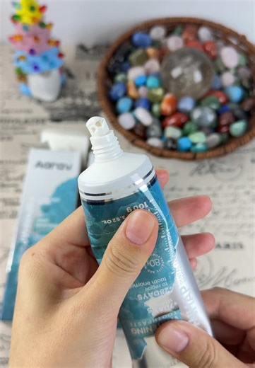 Aarav PAP Deep Whitening Toothpaste 8%Hydroxyapatite added Fluoride Free, Plastic Free, Eco & Travel Friendly - Remineralize with NHA Oral Repair.#toothpaste #tooth #oralhealth #oralhygiene #whitening