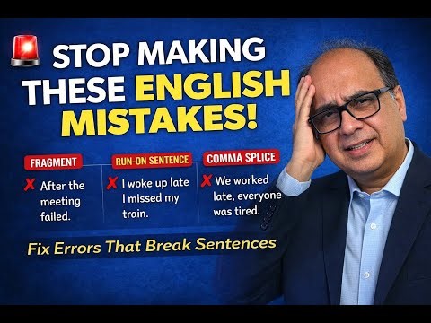 3 Grammar Mistakes that Brake Your Sentences (And How to Fix Them)