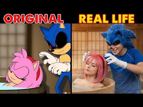 Stop SONIC..! Don't Hurt Amy !!! | Sonic The Hedgehog 3 Animation | Original vs Plush Toys