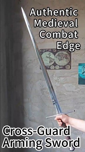 Cross-Guard Arming Sword, Authentic Medieval Combat Edge