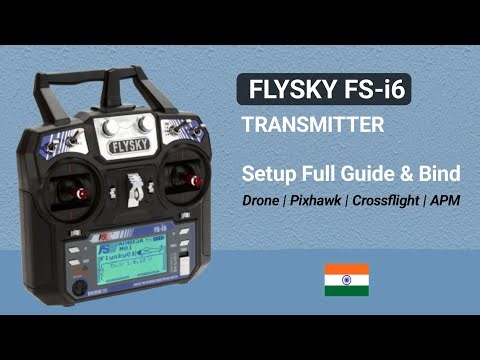 How to Setup Flysky FS-i6 for Drone | Pixhawk | APM | Crossflight Controller