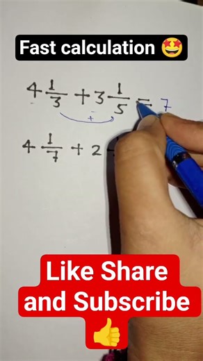 Fast calculation 🤩 #ytshorts #mathstrick #maths #fastcalculationtrick #shortsfeed