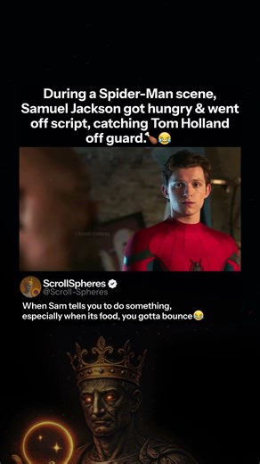 Samuel Jackson Got Hungry During This Spider Man Scene