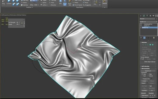 3dmax无损布料笔刷插件Clothify Pro 教程