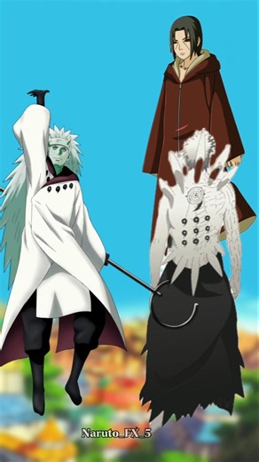 Madara vs Itachi and Obito | who is strongest#naruto#anime#narutoshippuden#shorts#short#madara