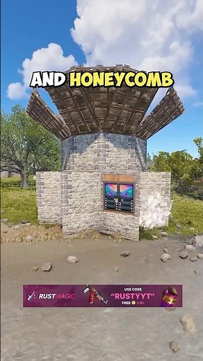 Building a Simple but EFFECTIVE Base Design in RUST -#rust #rustgame #rustshorts #rustclips #shorts