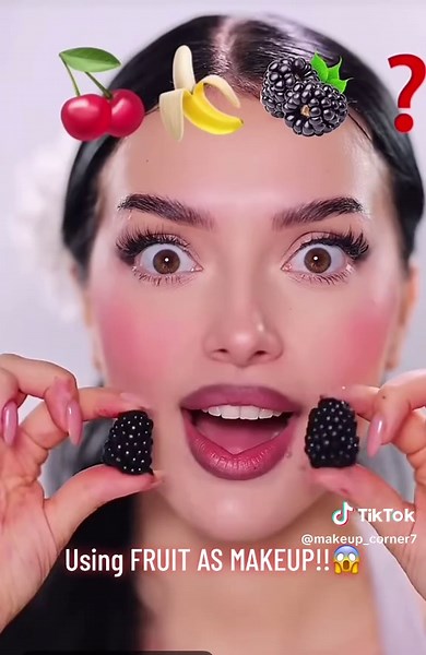 Creative Makeup Using Fruit: A Unique Tutorial