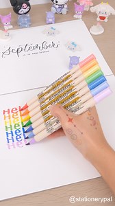 Hello! September 🥰🥰🥰 🔎Kuretake Zig Brushables Brush Pen .⁠ 🎈Get great deals for washi tapes, pens, brush pens, and much other stationery at our shop. Click the link in bio @stationerypal or visit stationerypal.com⁠ .⁠ .⁠ .⁠ #studygram #planneraddict #stationerylover #plannerlove #studyaccount #deskgoals #plannerjunkie #bujoinspiration #plannersupplies #stationery #stationeryaddict #stationerylove #stationeryshop #bulletjournal #bulletjournaling #bulletjournaljunkies #ruler #gelpen #schoolsu