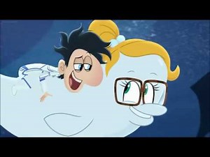 Cloudy with a Chance of Meatballs (TV Series) - Sam and Flint transforms into Dolphines
