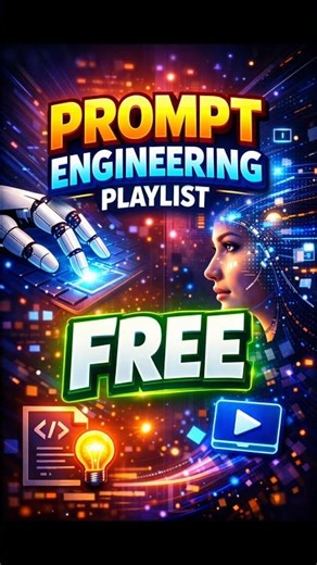 Prompt Engineering Playlist Free | Master AI Prompts Step by Step 🚀