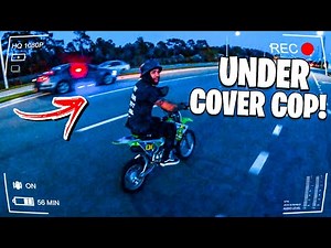 LETTING MY CAMERA GIRL STREET RIDE MY KX112 AND THE COPS ALMOST GOT HER ! | BRAAP VLOGS