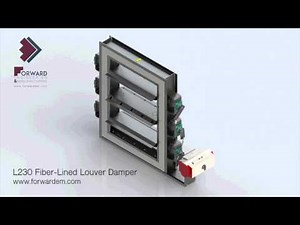 FE&M | L230 Fiber Lined Louver Damper