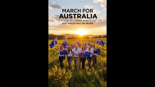 Voice of Freedom Oct . March for Australia. Truth about Oct 19 nw Bec Freedom