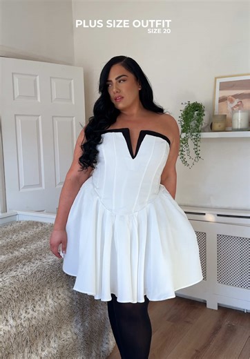 Stylish Plus Size Mini Dress Outfit Ideas