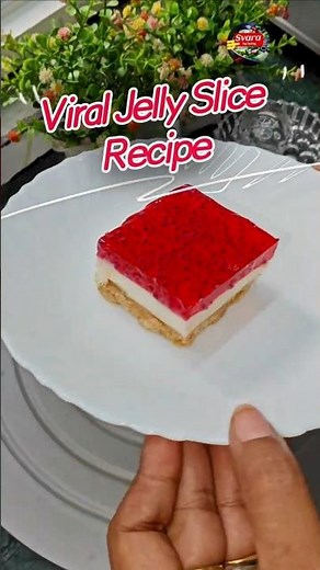 🌈✨ Super Easy Jelly Slice Recipe | बिना Oven के बनाएं रंग-बिरंगी Delicious Dessert #svaravegcooking