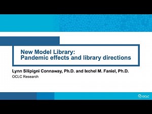 New Model Library: Pandemic effects and library directions