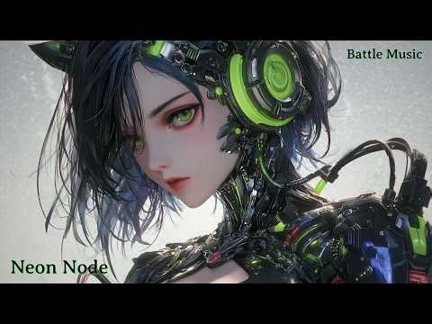 【Battle / Focus BGM】Epic Battle Music / Hybrid Industrial Rock｜Neon Node【1 Hour】