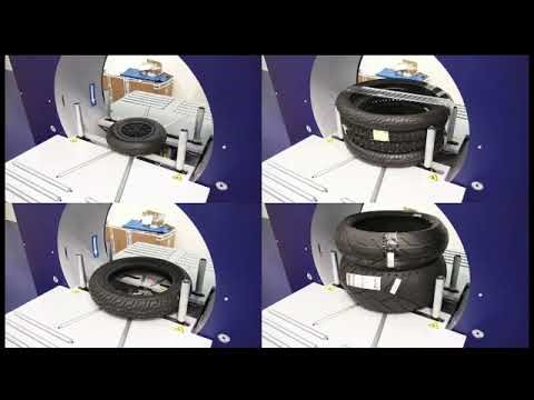 Robopac Compacta Semi-Auto Horizontal Rotating Ring Tire Stretch Wrapper | www.ProPac.com