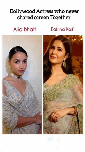 Bollywood actress who never shared Screen Together ❤️🧿✨ #shorts #ytshorts #viralshorts #idol_editzz