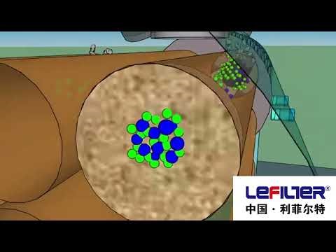 How does a horizontal injection fuel filter separator work?