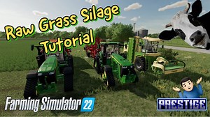 This shows you how to make silage out of raw cut grass on Farming Simulator 22! Catch me LIVE every day here on FB at 10AM & 8PM EST! | Prestige