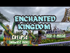 EKLIPSE ENCHANTED KINGDOM NEWEST RIDE 2025 DISK-O-MAGIC RIDE EXPERIENCE | LEVEL OF DIFFICULTY?