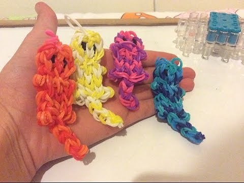 How to make a Lizard charm on the Rainbow Loom ~Tutorial~ EASY
