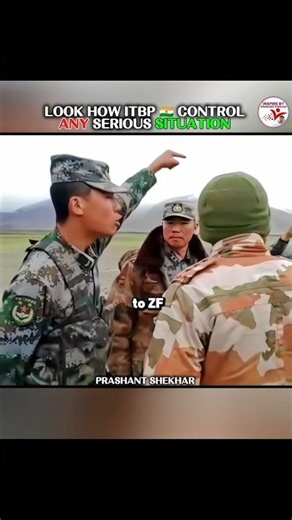 CHINESE ARMY 🇨🇳 vs INDIAN ITBP 🇮🇳 CONVERSATION I #indianarmy #chinesearmy #itbp