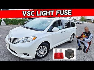 TOYOTA SIENNA VSC LIGHT FUSE 2011 2012 2013 2014 2015 2016 2017 2018 2019 2020