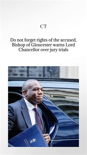The rights of the accused must not be forgotten in the Government’s proposals to reduce eligibility for trial by jury, the Bishop of Gloucester, the Rt Revd Rachel Treweek, warned this week Read the full story at churchtimes.co.uk 👇 #jurytrials #courtsreform #davidlammy #churchnews #churchtimes | Church Times