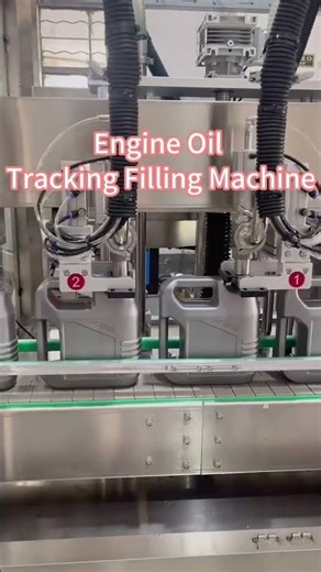 🔧 Engine Oil Tracking Filling Machine | Continuous High-Speed Filling Solution