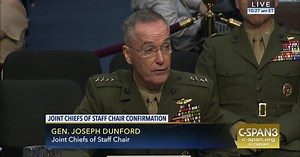 Joint Chiefs of Staff General Dunford Testifies on Reappointment