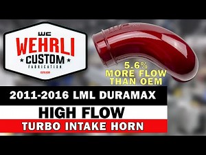 2011-2016 LML Duramax High Flow Turbo Intake Horn